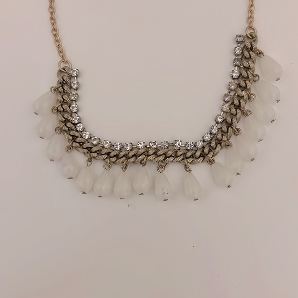 Vintage Grecian Gold Tone Costume Necklace - Picture 2 of 4